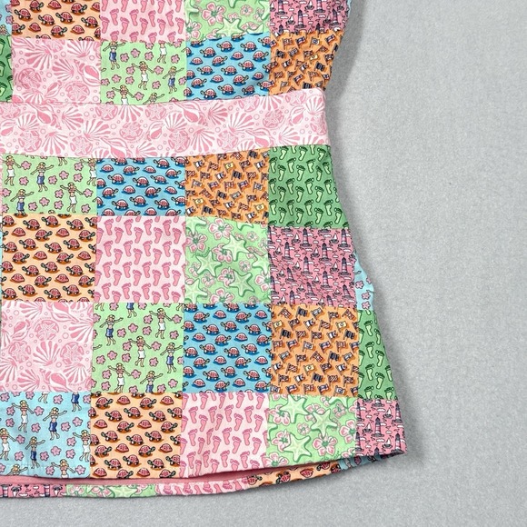 Vineyard Vines Top Womens 12 Patchwork Halter Marthas Vineyard Coastal Beach NWT - Picture 10 of 12